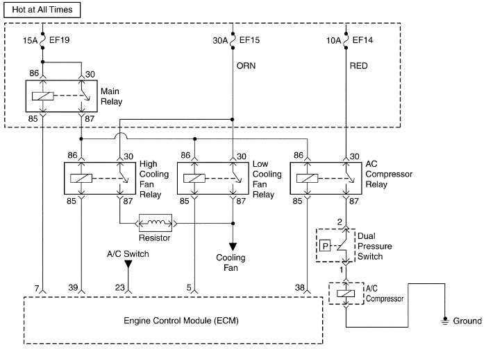 schemat elektryczny wentylatora chodnicy z klimatyzacj matiz